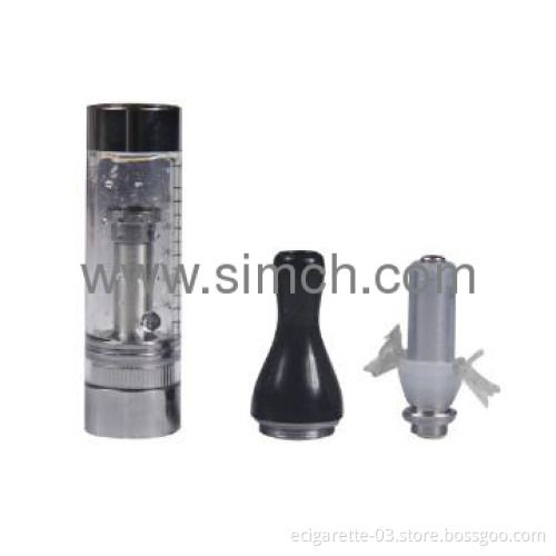 Low-resistance refilled clear cartomizer electric cigarette CE9